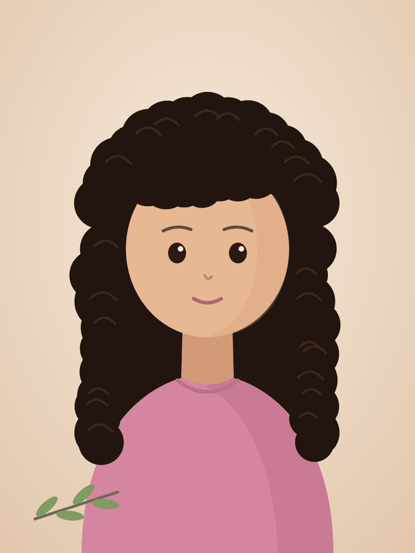 An illustration drawn in memory of Hind Rajab